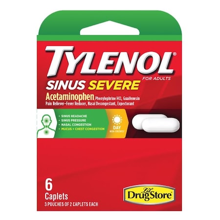 Tylenol Tylenol White Multi Symptom Sinus Medicine 6 pc 97573